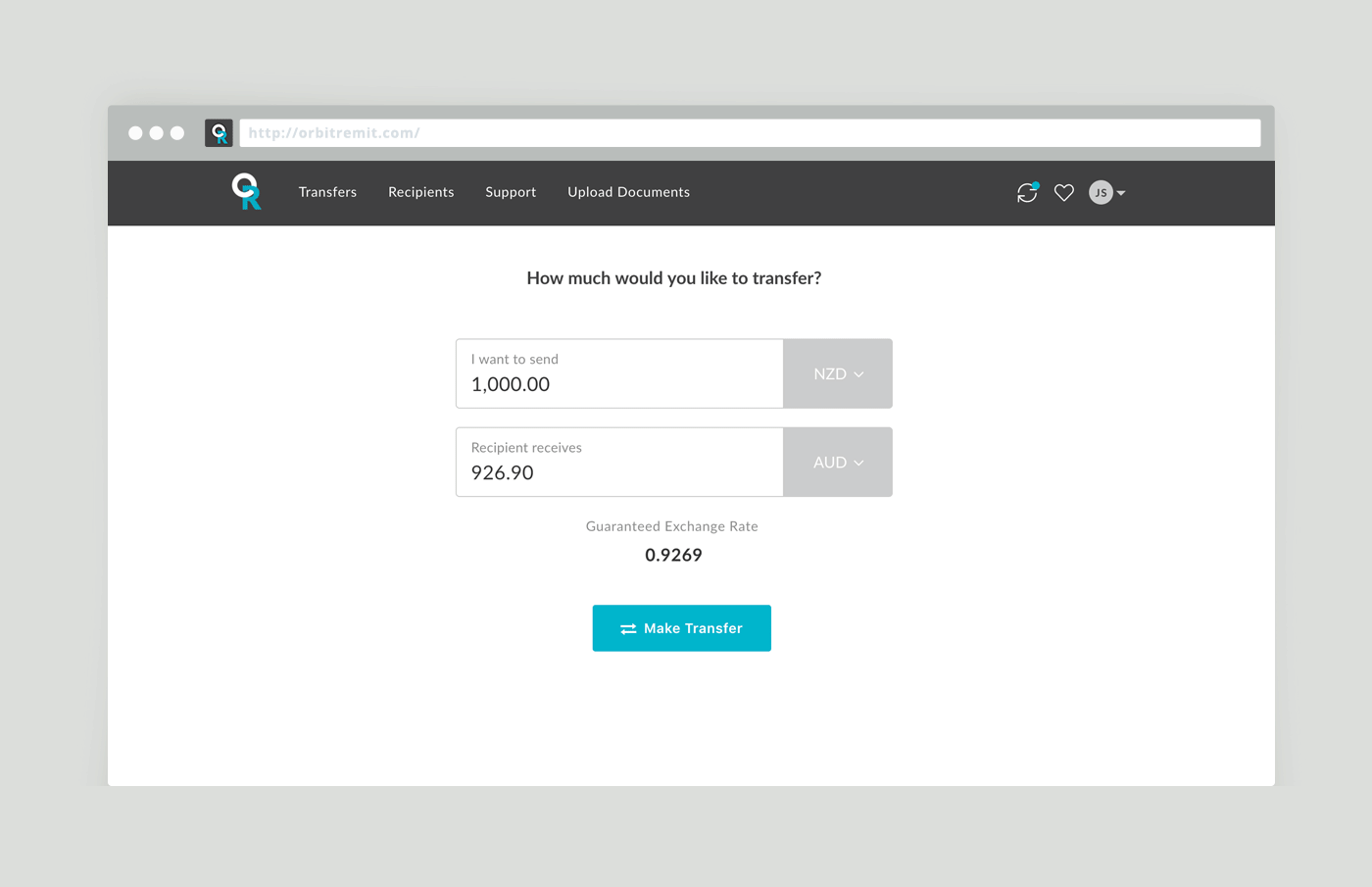 How do i change my email address orbitremit